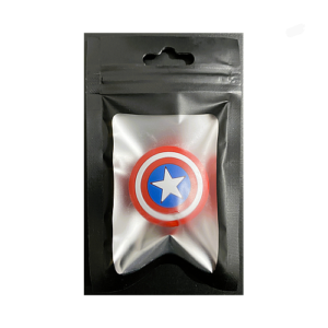 Protetor de Cabo de Carregador em Silicone - Escudo Capitão America